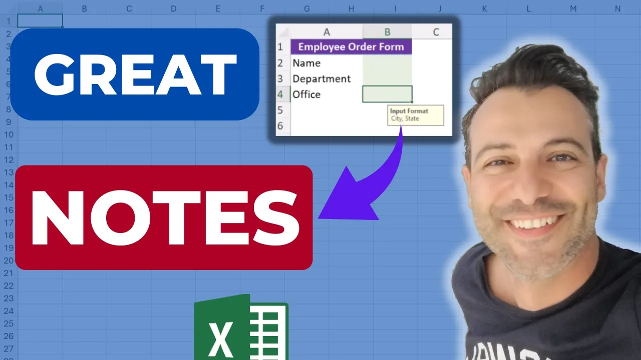 Input Messages in Excel 📒 in 5 Seconds!