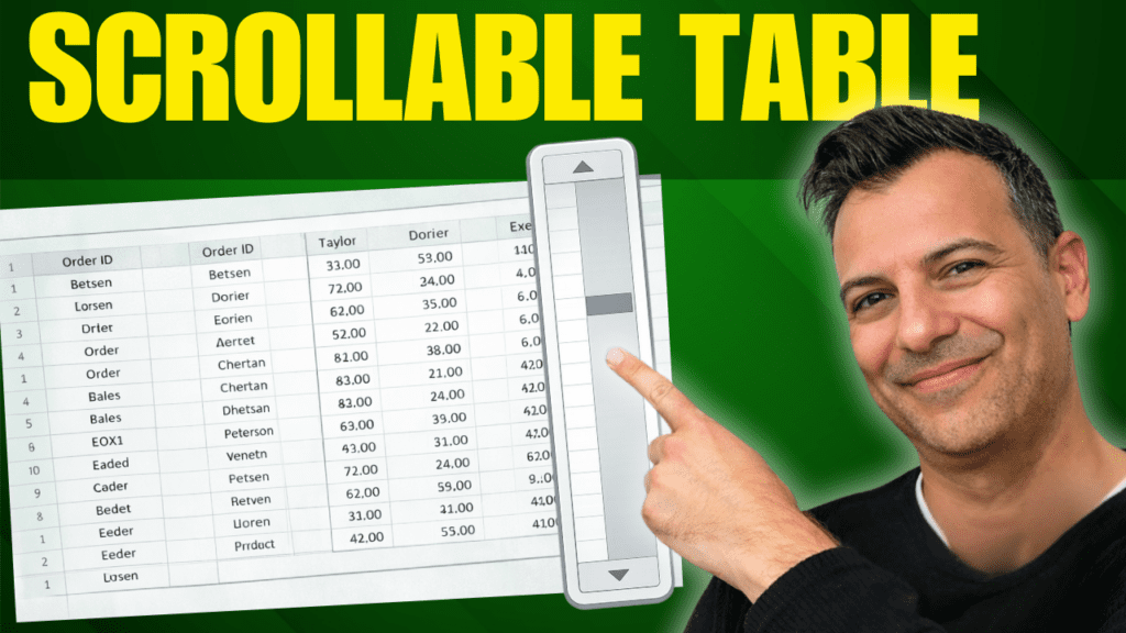 Scrollable Tables in Excel: The OFFSET Formula Hack – Mellon Training